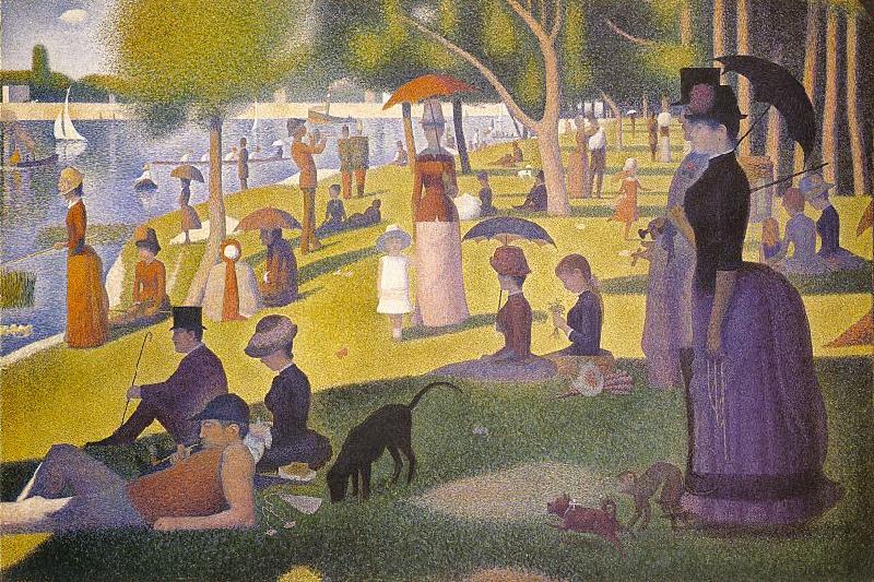 Georges Seurat Sunday Afternoon on the Island of La Grande Jatte France oil painting art